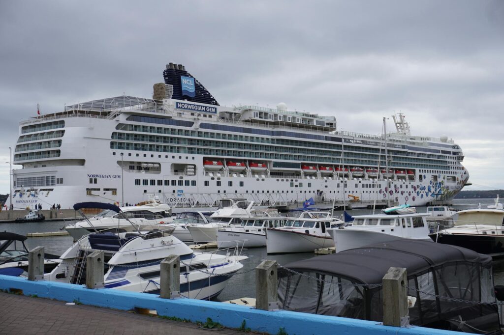 cruise ship beach