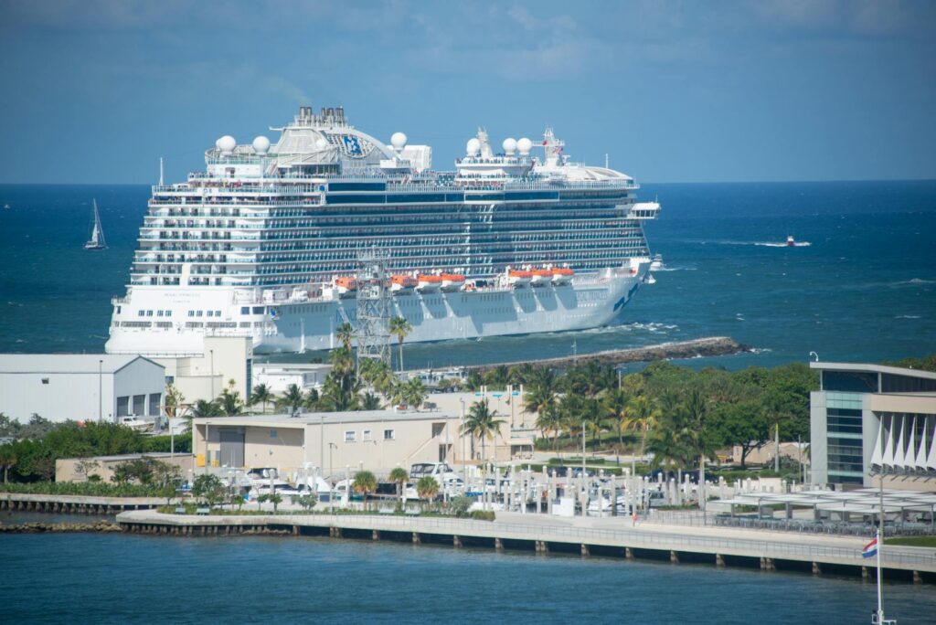 cruise ship waterfront