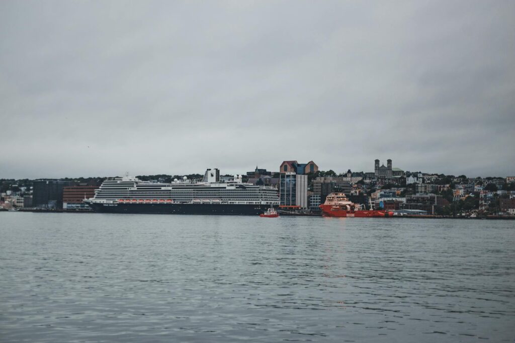 cruise ship waterfront